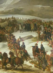 Die französische Armee überquert den St. Bernhard-Pass, 20. Mai 1800, 1806 (Detail)